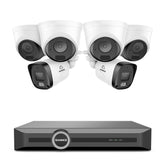 3MP 8 Channel PoE Security System, 6MP NVR, S+265., Smart Motion Detection, Smart Playback, Smart Notification with Image Attached